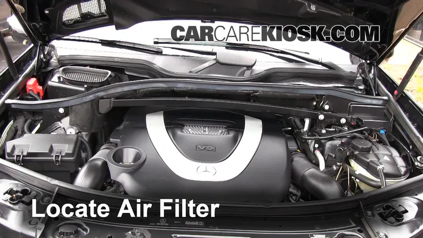 2009 Mercedes-Benz GL450 4.6L V8 Air Filter (Engine)
